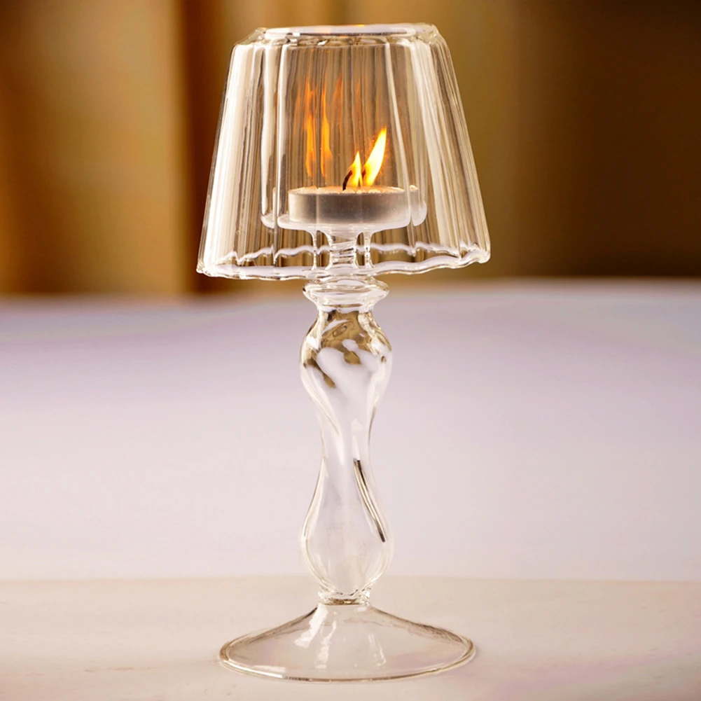 1pc Crystal Glass Candlestick Holder 18.5cm Taper Candle Holder Clear Glass Candlestick for Home Decor Wedding Party Valentines
1pc Crystal Glass Candlestick Holder 18.5cm Taper Candle Holder Clear Glass Candlestick for Home Decor Wedding Party Valentines