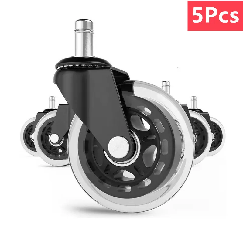 5PCS 3 Inch Swivel Rubber Caster Wheels Office Chair Caster Wheels Universal Mute Wheel Replacement 60KG Soft Safe Rollers
5PCS 3 Inch Swivel Rubber Caster Wheels Office Chair Caster Wheels Universal Mute Wheel Replacement 60KG Soft Safe Rollers