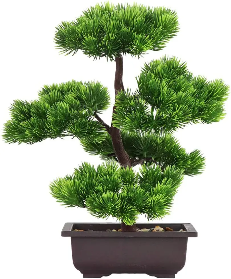 Artificielle Bonsaï Arbre Faux Plante Décoration Pot Artificielle Maison Plantes Japonais Pin Bonsaï Plante 33 cm de Hauteur 
Artificielle Bonsaï Arbre Faux Plante Décoration Pot Artificielle Maison Plantes Japonais Pin Bonsaï Plante 33 cm de Hauteur