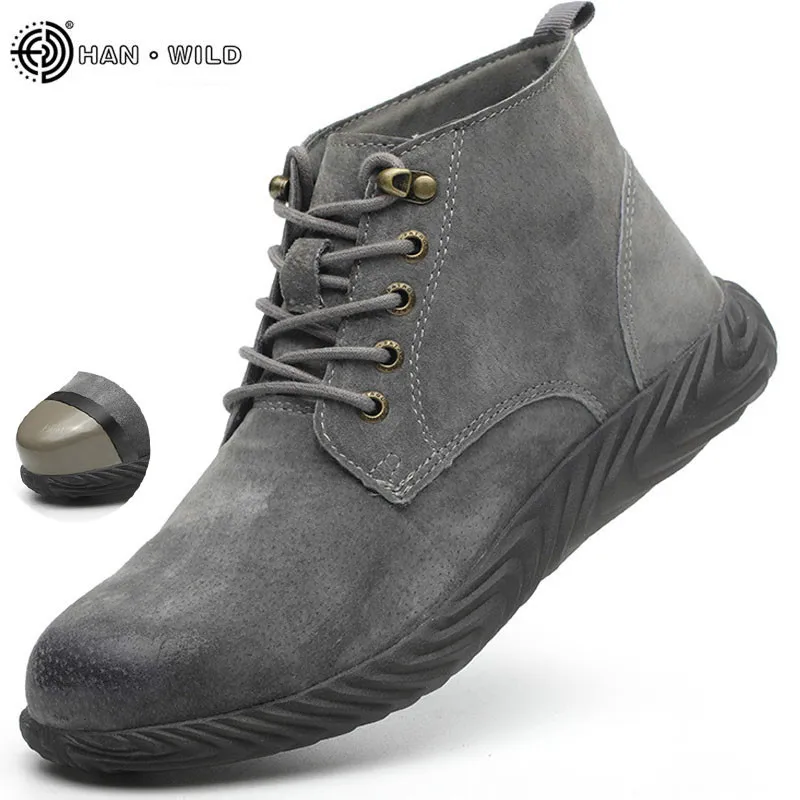 Mens Work Boots 2019 Fashion Outdoor Steel Toe Cow Leather Steel Toe Shoes Men Anti Slip Puncture Proof Safety Shoes Boot Man
Mens Work Boots 2019 Fashion Outdoor Steel Toe Cow Leather Steel Toe Shoes Men Anti Slip Puncture Proof Safety Shoes Boot Man