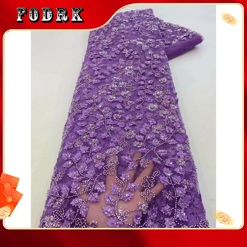 Luxury African Sequins Beaded Lace Fabric 2023 High Quality Groom Nigerian Wedding Bridal Embroidery French Tulle Lace PL234-7
Luxury African Sequins Beaded Lace Fabric 2023 High Quality Groom Nigerian Wedding Bridal Embroidery French Tulle Lace PL234-7
