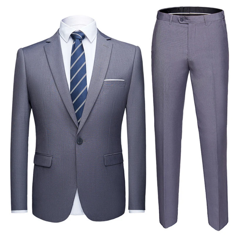 Men's Suit (Jacket + Pants) 2 Pieces Set 2023 Fashion New Single Buttons Lapel Boutique Business Casual Groom Blazers Pantsuits
Men's Suit (Jacket + Pants) 2 Pieces Set 2023 Fashion New Single Buttons Lapel Boutique Business Casual Groom Blazers Pantsuits
