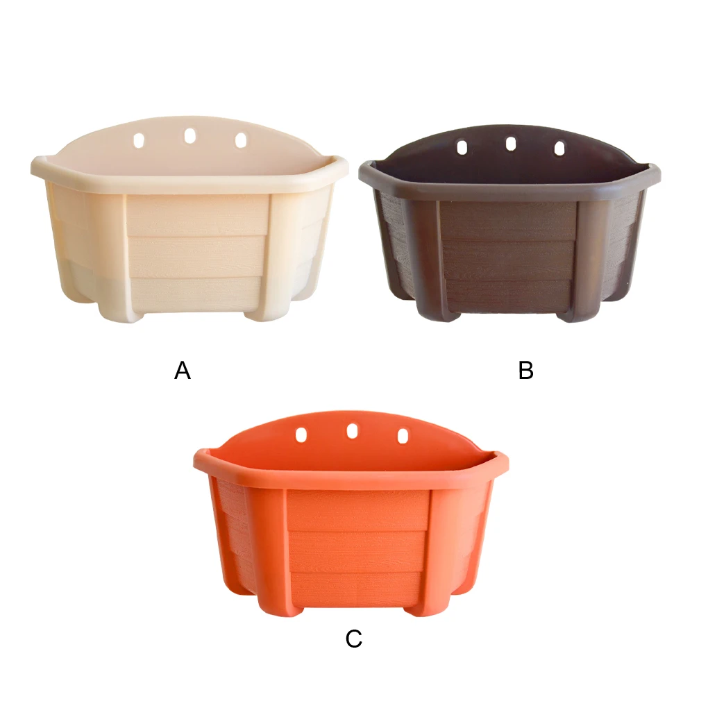 Пластиковый цветочный горшок-прочный и долговечный держатель для домашних и садовых растений, не деформируется