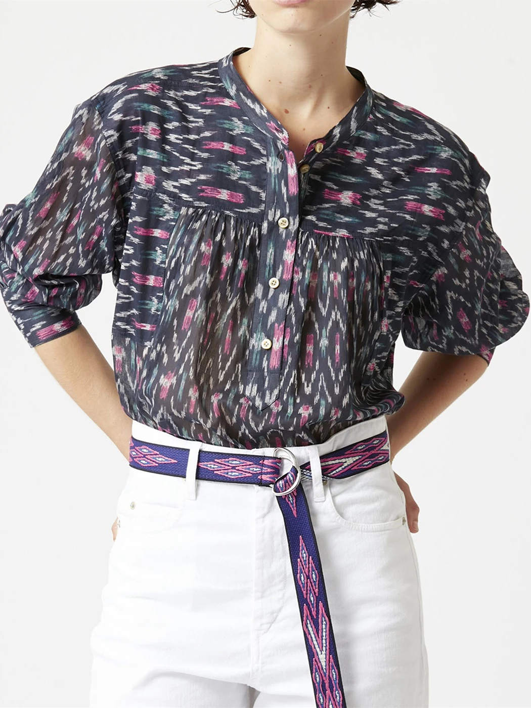 Fashion Woman Blouses 2022 Chic Print Button Stand Collar Long Sleeve Pullover Top France Elegant Office Lady Casual Shirts Tops
Fashion Woman Blouses 2022 Chic Print Button Stand Collar Long Sleeve Pullover Top France Elegant Office Lady Casual Shirts Tops