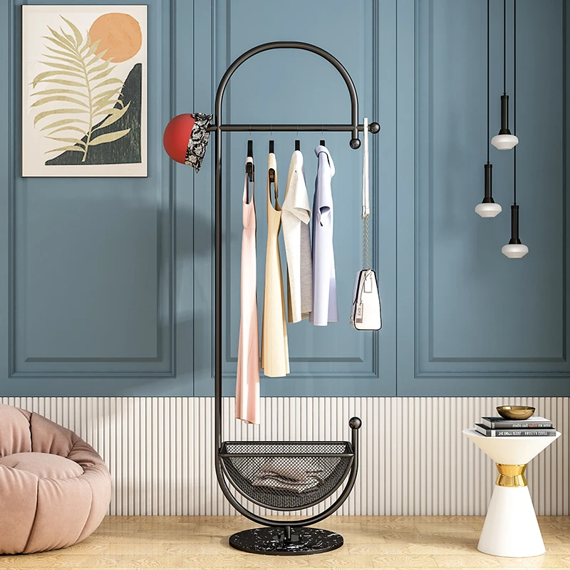 Clothes Rack Bedroom Floor Simple Modern Light Luxury Household Multi-Functional Storage Coat Rack with Wheels
Clothes Rack Bedroom Floor Simple Modern Light Luxury Household Multi-Functional Storage Coat Rack with Wheels