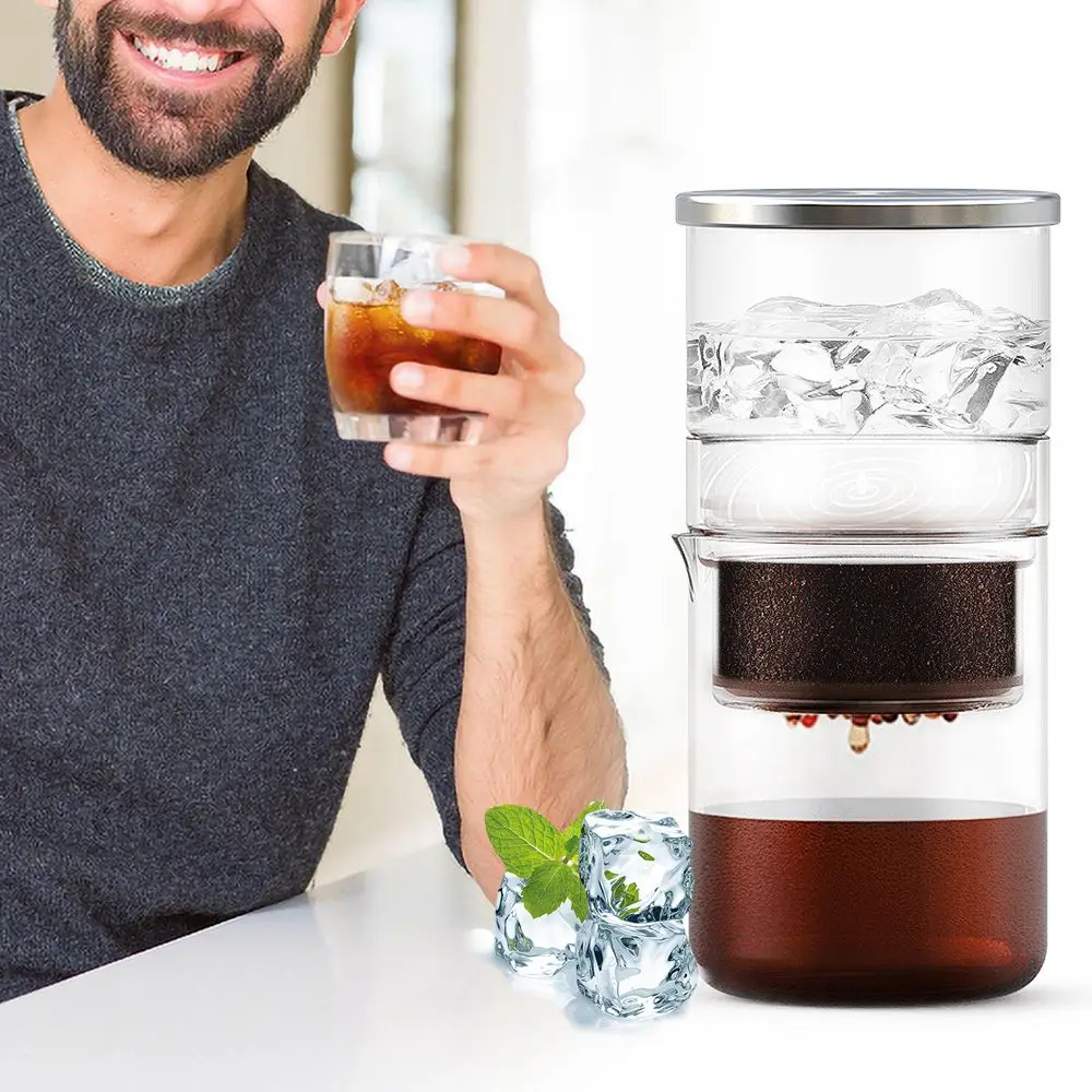 Brewer Ice Brew Coffee Cup Glass Coffee Sharing Pot Coffee Pour Pot Ice Drip Coffee Maker 300ML Cold Brew Coffee Maker
Brewer Ice Brew Coffee Cup Glass Coffee Sharing Pot Coffee Pour Pot Ice Drip Coffee Maker 300ML Cold Brew Coffee Maker