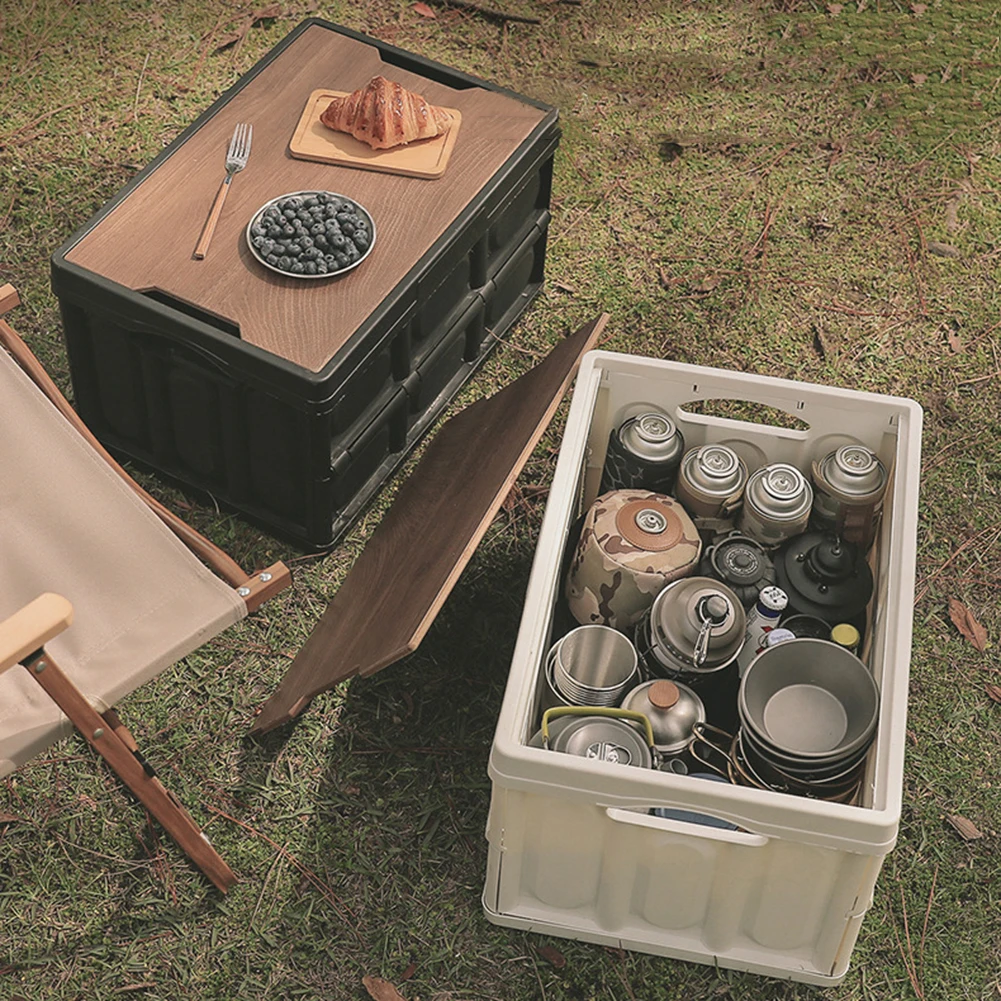 Multi-purpose Folding Storage Box with Wooden Lid Home Outdoor Camping Hiking Fishing Clothing Sorting Organizer Case
Multi-purpose Folding Storage Box with Wooden Lid Home Outdoor Camping Hiking Fishing Clothing Sorting Organizer Case