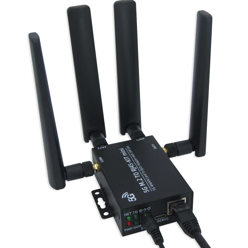 5G M.2 к RJ45 комплект с Quectel RM502Q RM500Q-GL RM520N-GL беспроводной гигабитный Ethernet WWAN адаптер карты
5G M.2 к RJ45 комплект с Quectel RM502Q RM500Q-GL RM520N-GL беспроводной гигабитный Ethernet WWAN адаптер карты
