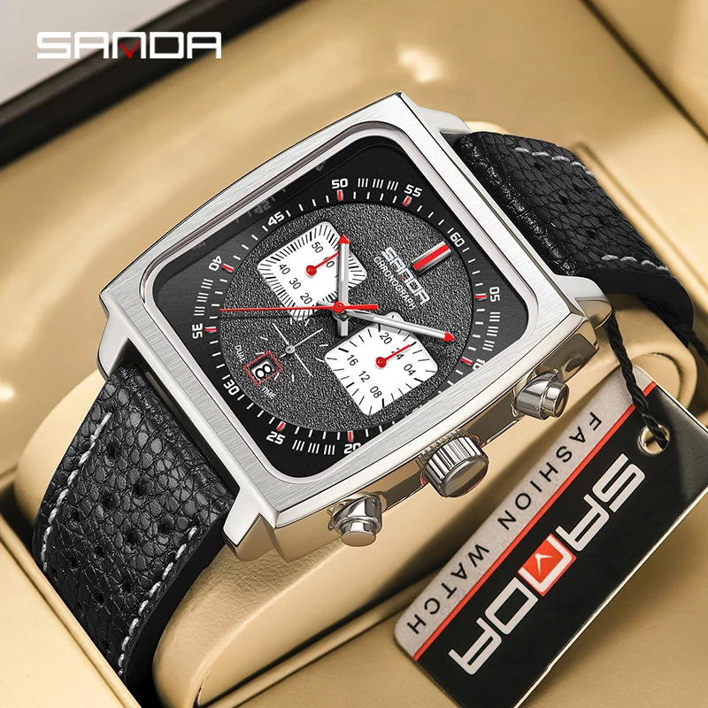 SANDA Fashion Quartz Watch Men Watches Luxury Business Sport Calendar Clock Luminous Hands Original Brand Wristwatch for Man
SANDA Fashion Quartz Watch Men Watches Luxury Business Sport Calendar Clock Luminous Hands Original Brand Wristwatch for Man