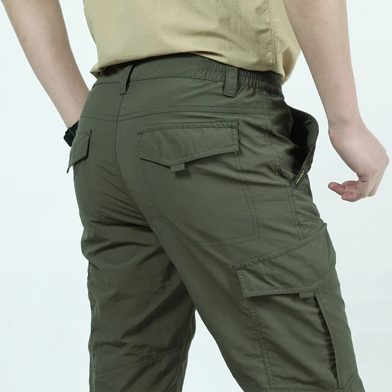 2022 New Overalls Men's Trousers Thin Breathable Outdoor Casual Pants Men Waterproof Quick-drying Pocket Slim Male Cargo Pants
2022 New Overalls Men's Trousers Thin Breathable Outdoor Casual Pants Men Waterproof Quick-drying Pocket Slim Male Cargo Pants