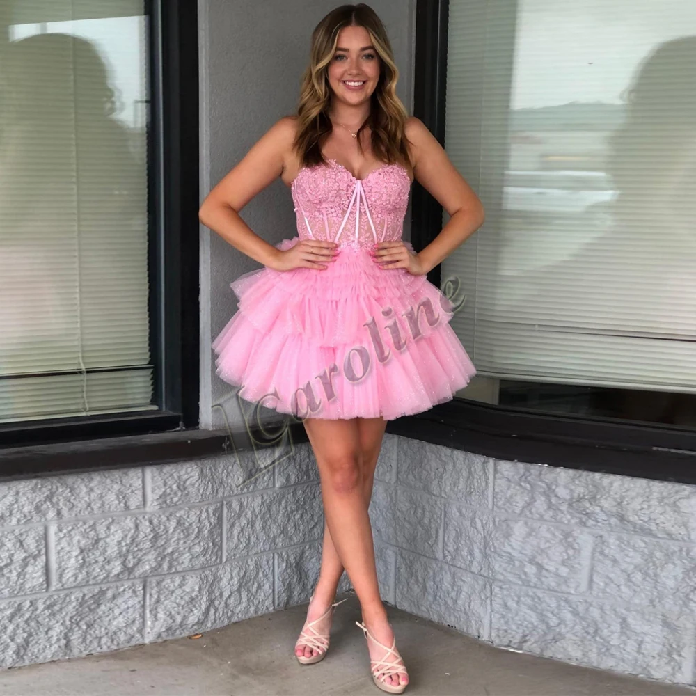 Caroline Graduation Strapless Sleeveless Midi Evening Gowns For Women Appliques A-Line Personalised Abendkleider Drop Shippping
Caroline Graduation Strapless Sleeveless Midi Evening Gowns For Women Appliques A-Line Personalised Abendkleider Drop Shippping