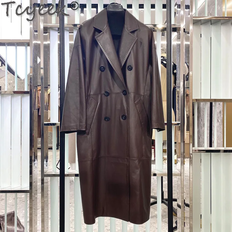 Genuine Leather Jacket Women Clothes Sheepskin Coat Fashion Double-breasted Trench Coats Ladies Leather Jacket Chaquetas Lq735
Genuine Leather Jacket Women Clothes Sheepskin Coat Fashion Double-breasted Trench Coats Ladies Leather Jacket Chaquetas Lq735