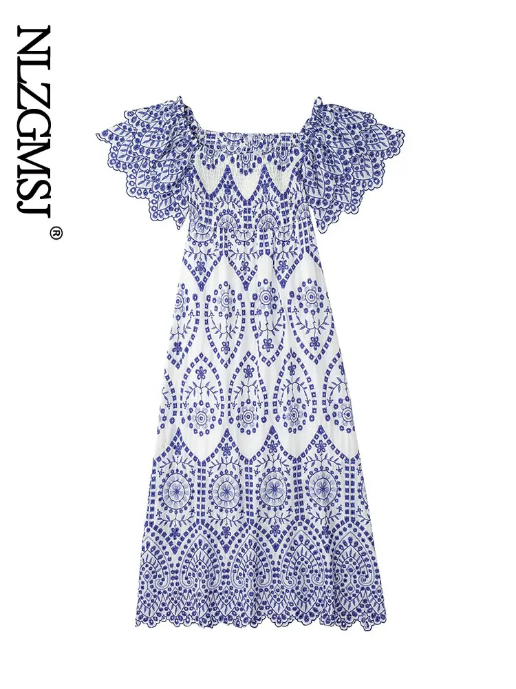 Платье Nlzgmsj Za с квадратным вырезом и многослойными летающими рукавами, эластичное платье с вышивкой и вырезами на спине, лето 2022
Платье Nlzgmsj Za с квадратным вырезом и многослойными летающими рукавами, эластичное платье с вышивкой и вырезами на спине, лето 2022