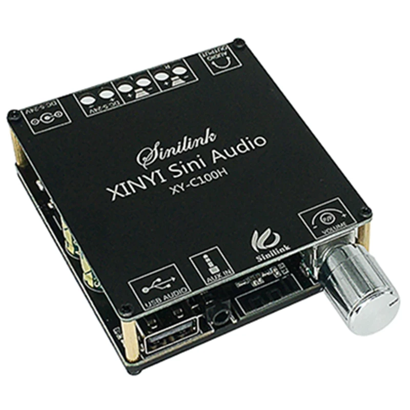Bluetooth 5.0 Wireless Audio Digital Power Amplifier Stereo Board 100Wx2 TPA3116 Bluetooth Amp Amplificador XY-C100H
Bluetooth 5.0 Wireless Audio Digital Power Amplifier Stereo Board 100Wx2 TPA3116 Bluetooth Amp Amplificador XY-C100H