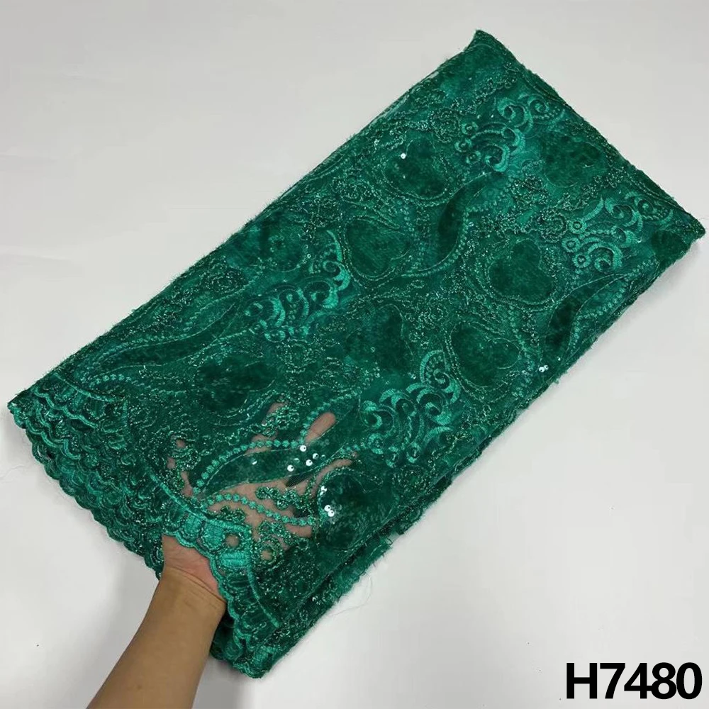 Beautiful African Net Lace Fabric High Quality 2022 With Sequins Embroidery Mesh French Tulle Lace Fabric For Women Dress HJ7480
Beautiful African Net Lace Fabric High Quality 2022 With Sequins Embroidery Mesh French Tulle Lace Fabric For Women Dress HJ7480