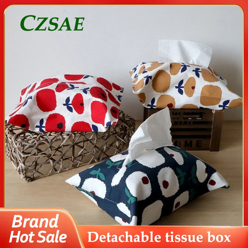 Japanese-style Fabric Cotton and Linen Detachable Car Tissue Box Creative Home Living Room Decoration Household Napkins Storage
Japanese-style Fabric Cotton and Linen Detachable Car Tissue Box Creative Home Living Room Decoration Household Napkins Storage
