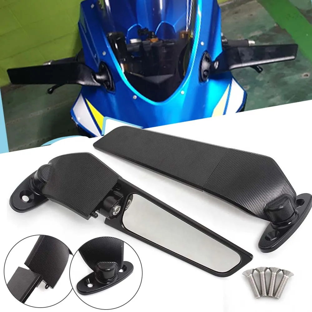Black CNC Aluminium Motorcycle Accessories Rearview Mirrors Adjustable Side Rear View Mirrors Fit for Suzuki GSXR600 2001-2019
Black CNC Aluminium Motorcycle Accessories Rearview Mirrors Adjustable Side Rear View Mirrors Fit for Suzuki GSXR600 2001-2019
