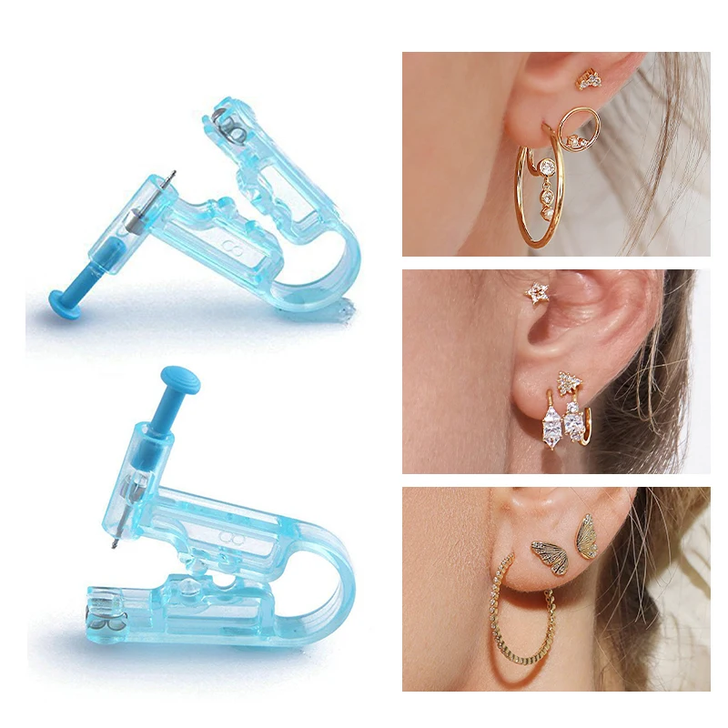 Disposable Ear Piercing Guns Painless Sterile Puncture Ear Piercer Machine Earrings Studs Ear Body Jewelry Piercing Gun Tool
Disposable Ear Piercing Guns Painless Sterile Puncture Ear Piercer Machine Earrings Studs Ear Body Jewelry Piercing Gun Tool