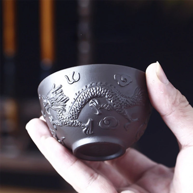 100ml YiXing Purple Clay Tea Cup China Kung Fu Tea Set Large Tea Cup Oolong Tea Pu'er Tea Tea Cup
100ml YiXing Purple Clay Tea Cup China Kung Fu Tea Set Large Tea Cup Oolong Tea Pu'er Tea Tea Cup