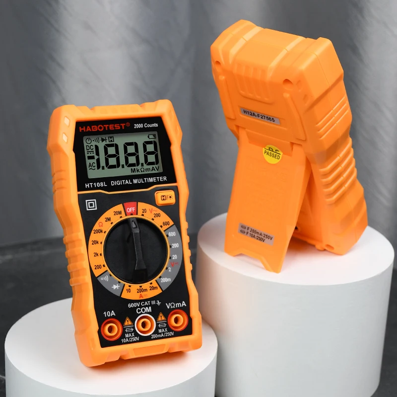 Профессиональный цифровой мультиметр HABOTEST HT108L ручной диапазон мини-Измеритель