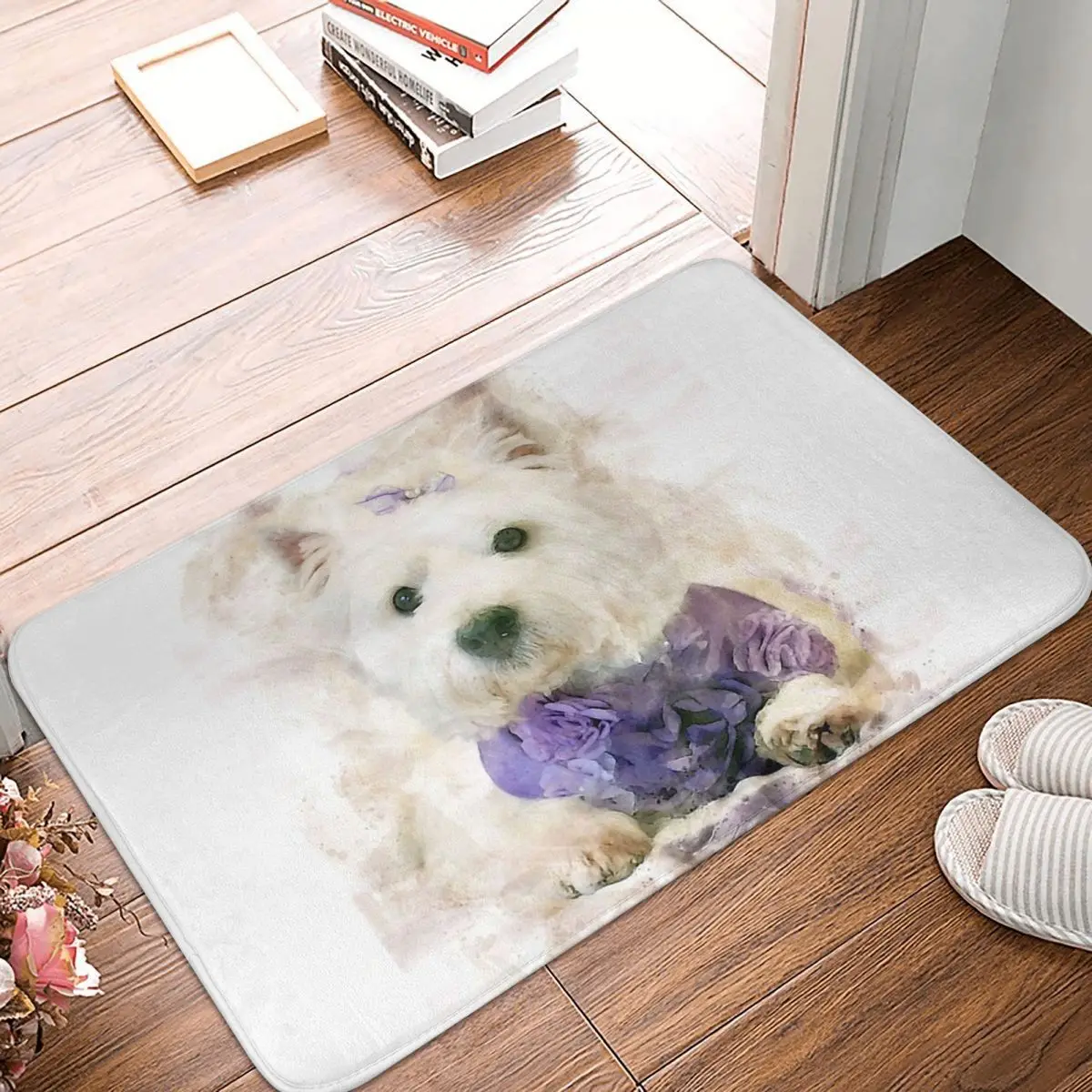Симпатичный нескользящий коврик Westie West Highland Terrier с собаками, кухонный коврик, коврик для коридора с акварелью, коврик для прихожей, домашний декор
Симпатичный нескользящий коврик Westie West Highland Terrier с собаками, кухонный коврик, коврик для коридора с акварелью, коврик для прихожей, домашний декор