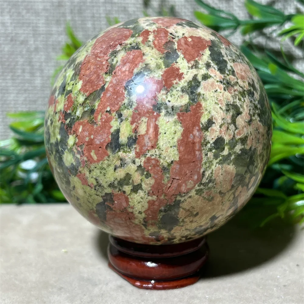 Natural Ruby Green Flower Gemstone Sphere Ball Stone Beauty Spiritual Reiki Minerals Healing Stripe Home Decoration Quartz
Natural Ruby Green Flower Gemstone Sphere Ball Stone Beauty Spiritual Reiki Minerals Healing Stripe Home Decoration Quartz