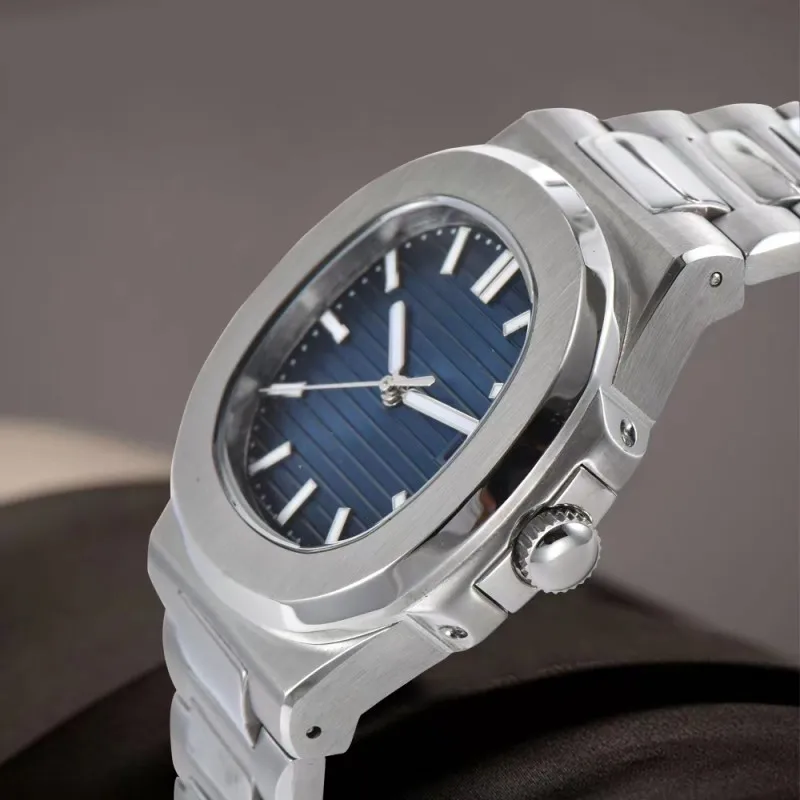 

PP top luxury AAA men's watch luminous waterproof business sport nautilus wristwatch classic multicolor dial watch for men