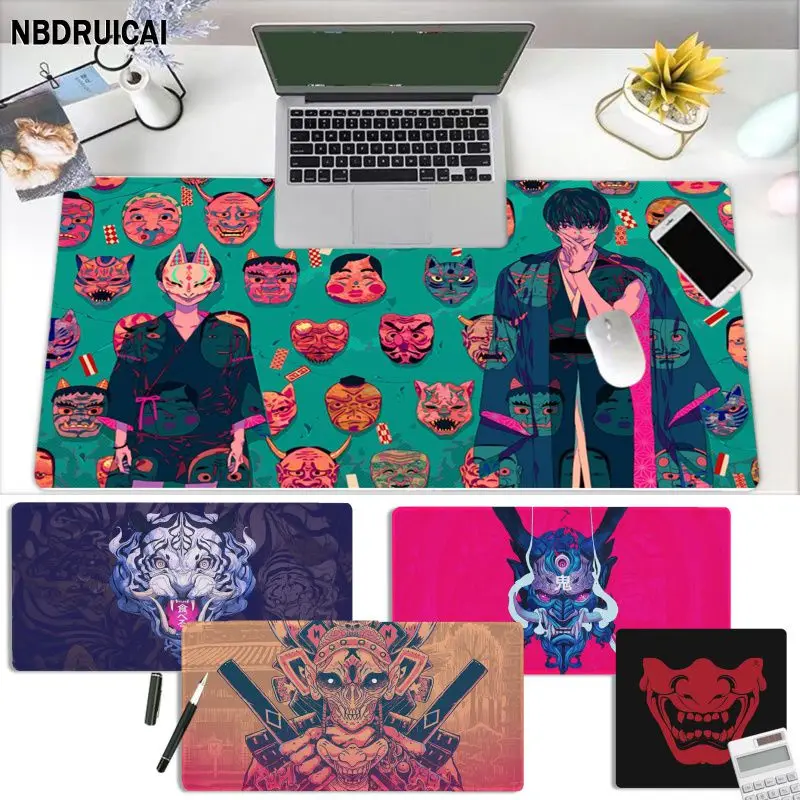 Japanese Samurai Oni Mask New Arrivals Rubber Mouse Durable Desktop Mousepad Size For Gameing World Of Tanks CS GO Zelda
Japanese Samurai Oni Mask New Arrivals Rubber Mouse Durable Desktop Mousepad Size For Gameing World Of Tanks CS GO Zelda