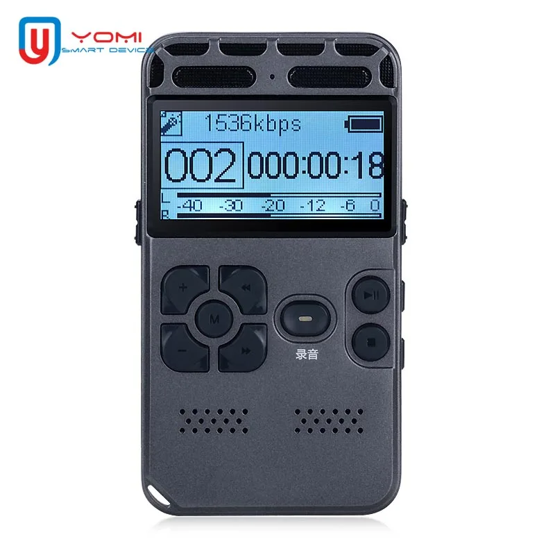 Digital Voice Recorder 1536 Kbps Professional Dictaphone Support 64G Card Voice Activated Sound Recorder Pen MP3 Music Player
Digital Voice Recorder 1536 Kbps Professional Dictaphone Support 64G Card Voice Activated Sound Recorder Pen MP3 Music Player