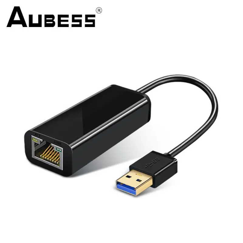 USB 3.0 Gigabit Ethernet Lan Card RJ45 Adapter 10/100/1000 Mbps Ethernet Converter Realtek RTL8153 for Laptop PC Win8 10
USB 3.0 Gigabit Ethernet Lan Card RJ45 Adapter 10/100/1000 Mbps Ethernet Converter Realtek RTL8153 for Laptop PC Win8 10