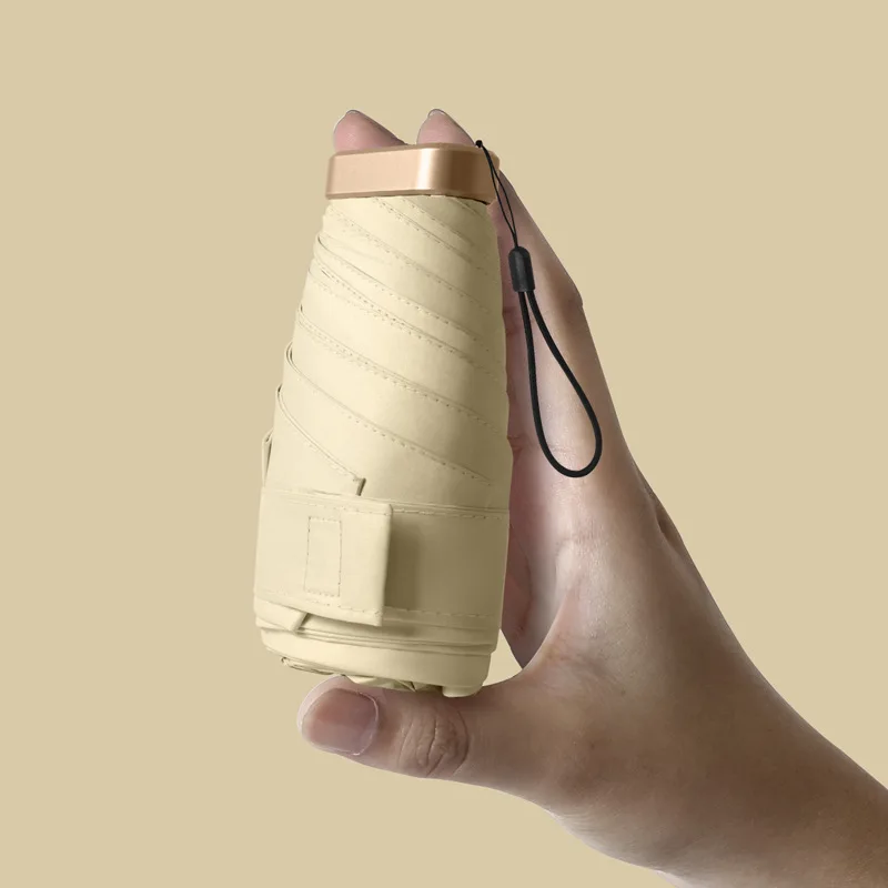 Новый Morandi цвета мини карманный ультралегкий зонтик портативный анти-УФ Зонты от