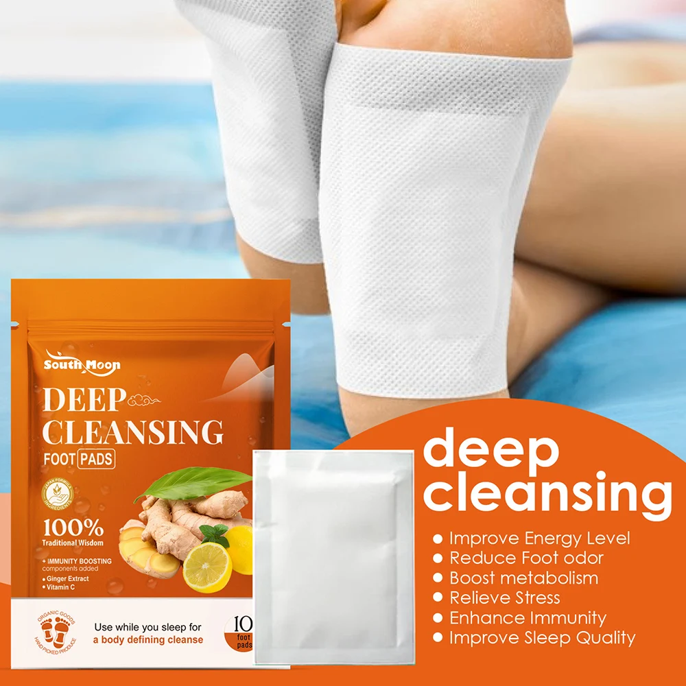 10pcs Ginger Deep Detox Foot Pads Natural Herbal Relief Stress Improve Sleep Cleansing Detox Slimming Foot Health Skin Care Tool
10pcs Ginger Deep Detox Foot Pads Natural Herbal Relief Stress Improve Sleep Cleansing Detox Slimming Foot Health Skin Care Tool