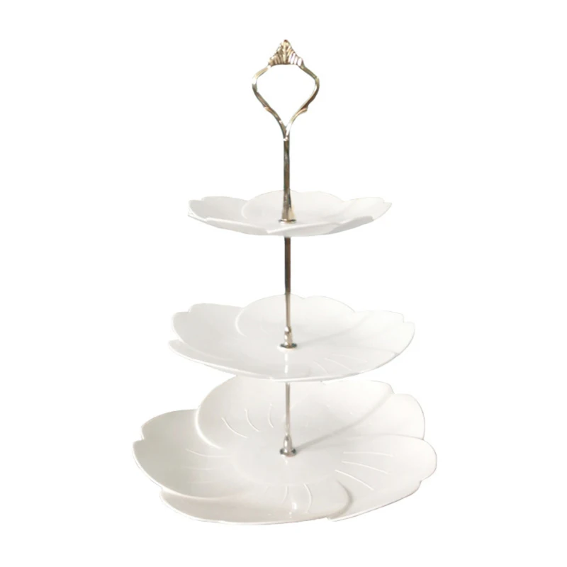 Serving Dessert Holder European Style 3 Tier Pastry Cupcake Fruit Plate Wedding Party Home Decorate Detachable Cake Stand 
Serving Dessert Holder European Style 3 Tier Pastry Cupcake Fruit Plate Wedding Party Home Decorate Detachable Cake Stand