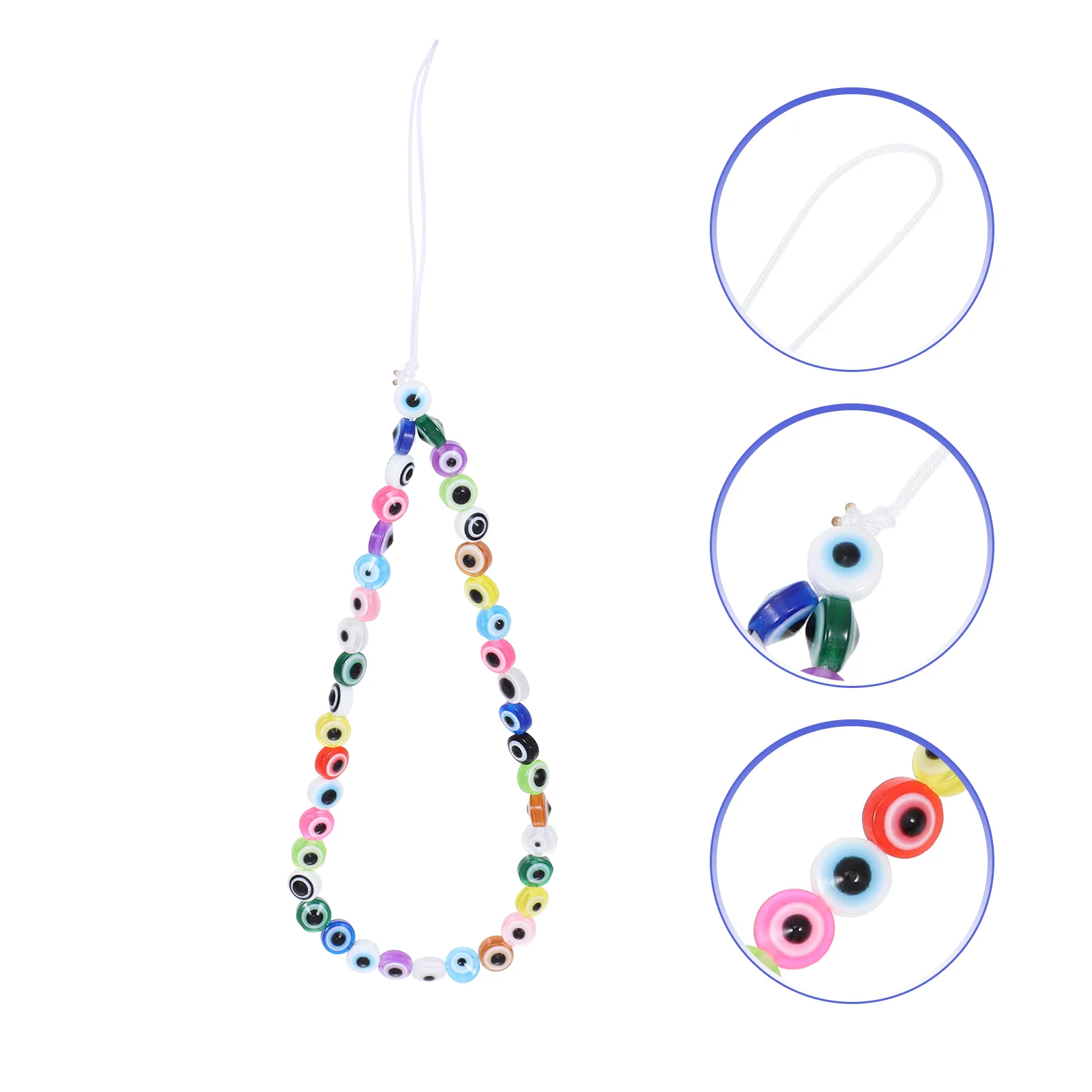 Phone Bracelet Lanyard Bead Charms Bracelets Mobile Evil Eye Beaded Cell Camera Wrist Strap Decorative
Phone Bracelet Lanyard Bead Charms Bracelets Mobile Evil Eye Beaded Cell Camera Wrist Strap Decorative