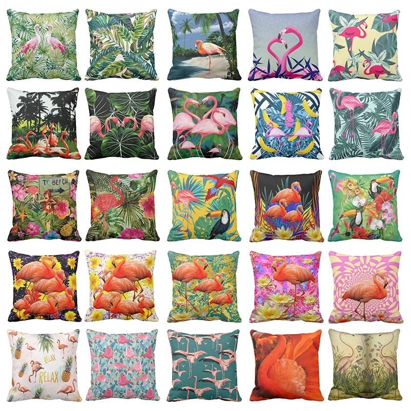 Nordic Flamingo Print Cushion Cover Rainforest Plant Square Suede Nap Pillowcase Sofa Living Room Decorative Throw Pillow Covers
Nordic Flamingo Print Cushion Cover Rainforest Plant Square Suede Nap Pillowcase Sofa Living Room Decorative Throw Pillow Covers