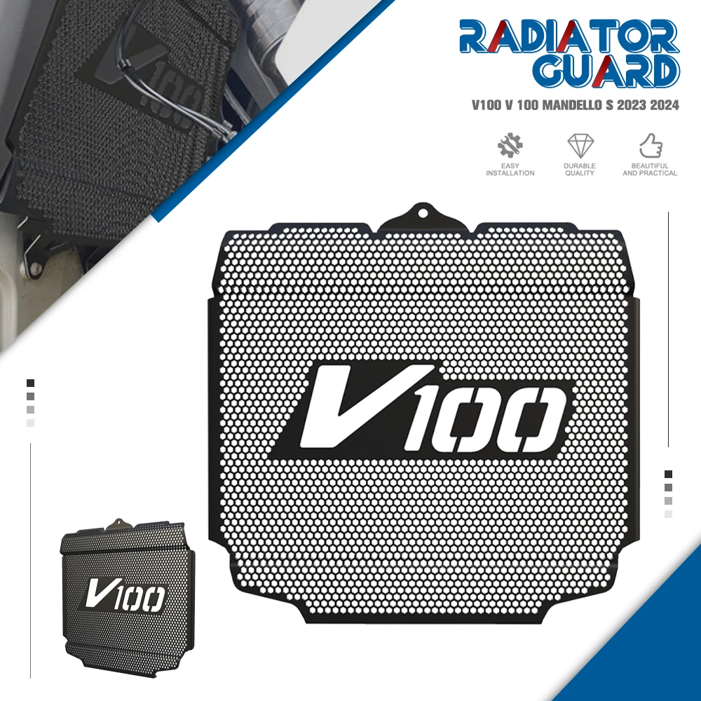 For Moto Guzzi V100 V 100 Mandello S 2023 2024 Motorcycle Radiator Tank Grille Guard Cover Protector Protection Aluminium Part
For Moto Guzzi V100 V 100 Mandello S 2023 2024 Motorcycle Radiator Tank Grille Guard Cover Protector Protection Aluminium Part