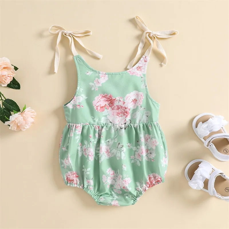 Newborn Infant Baby Girl Summer JumpsuitFloral Print Bottom Snap Sleeveless Romper Casual Outfits for 0-24Months
Newborn Infant Baby Girl Summer JumpsuitFloral Print Bottom Snap Sleeveless Romper Casual Outfits for 0-24Months