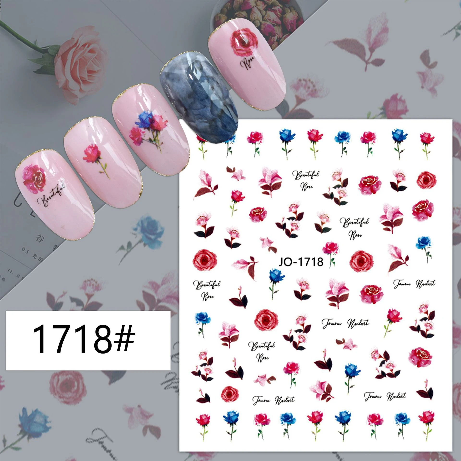 1PCS Colorful Flowers Black White Lines Face DIY Gold Foil Geometric Figure Nail Art Stickers Nail Supplies Nail Art Decoration
1PCS Colorful Flowers Black White Lines Face DIY Gold Foil Geometric Figure Nail Art Stickers Nail Supplies Nail Art Decoration
