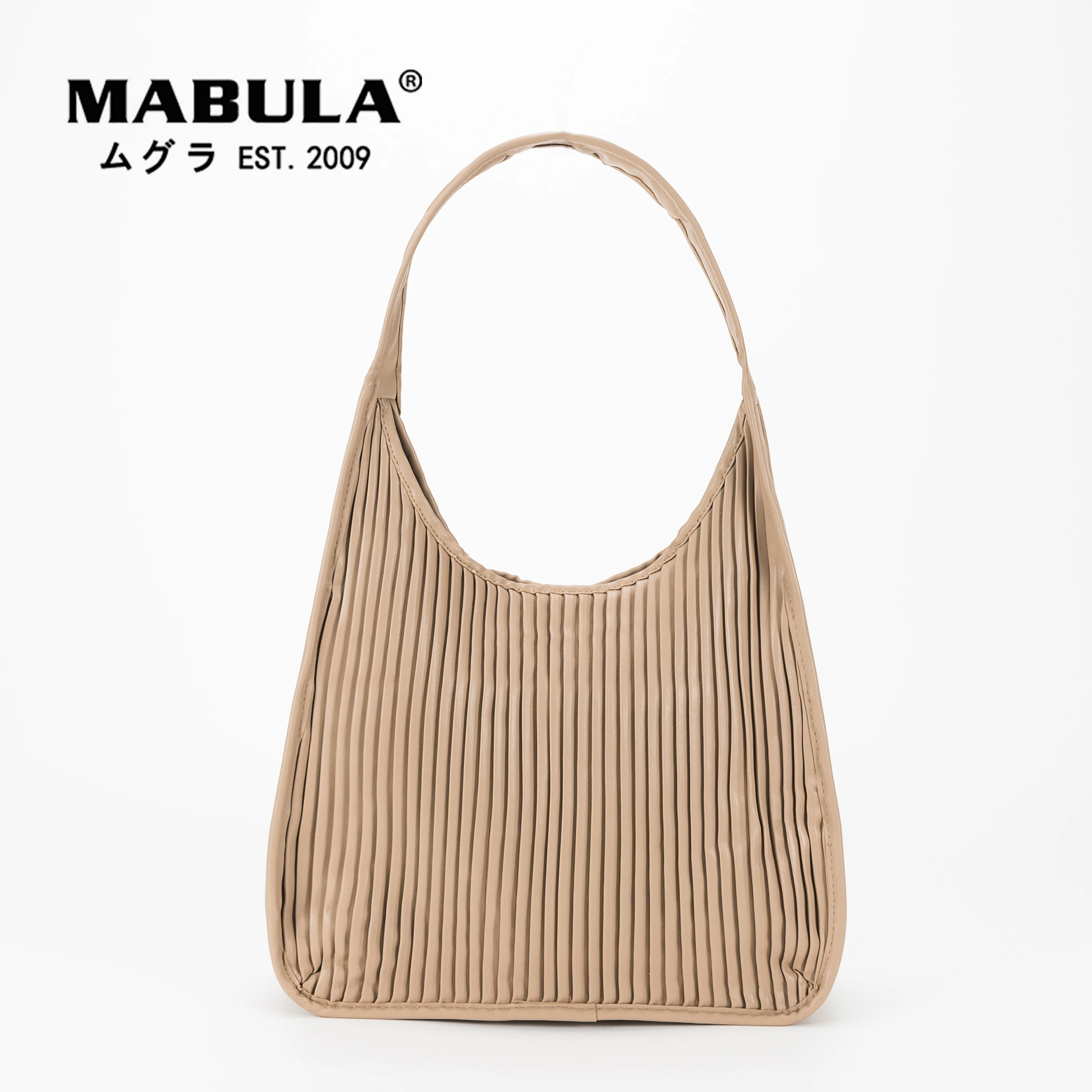 MABULA Fashion Pleated Design Underarm Shoulder Bag for Women Retro Brown Zip Up Brand Hobo Purse Casual Top Handle Work Handbag
MABULA Fashion Pleated Design Underarm Shoulder Bag for Women Retro Brown Zip Up Brand Hobo Purse Casual Top Handle Work Handbag