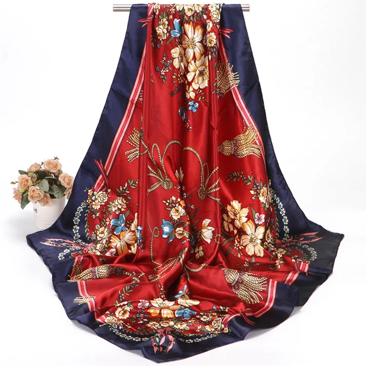2022 Fashion Women's Folar Print Scarves Classic Geometric Totem Scarves 90x90cm Muslim Headscarves Square Scarves New Style
2022 Fashion Women's Folar Print Scarves Classic Geometric Totem Scarves 90x90cm Muslim Headscarves Square Scarves New Style