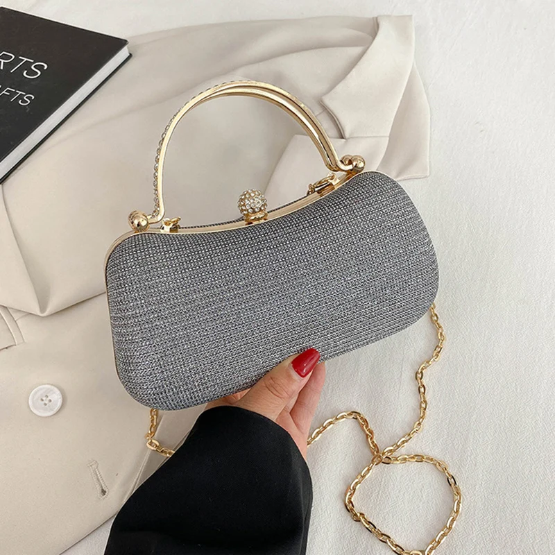 Luxury Metal Handle Evening Bag For Female Fashion Solid Color Banquet Bags New Handbag Party Dress Crossbody Purse Bag XA445H
Luxury Metal Handle Evening Bag For Female Fashion Solid Color Banquet Bags New Handbag Party Dress Crossbody Purse Bag XA445H