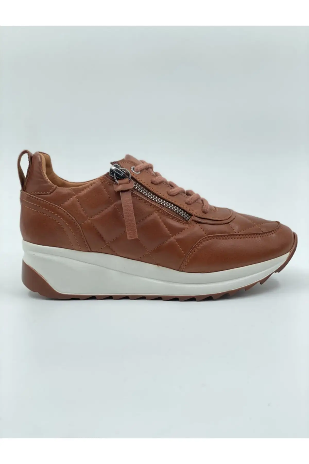 Women's Tan Genuine Leather Casual Sneakers Quilted And Zipper Detailed Shoes, Ladies Running Gym Trainers Tennis Sneakers
Women's Tan Genuine Leather Casual Sneakers Quilted And Zipper Detailed Shoes, Ladies Running Gym Trainers Tennis Sneakers