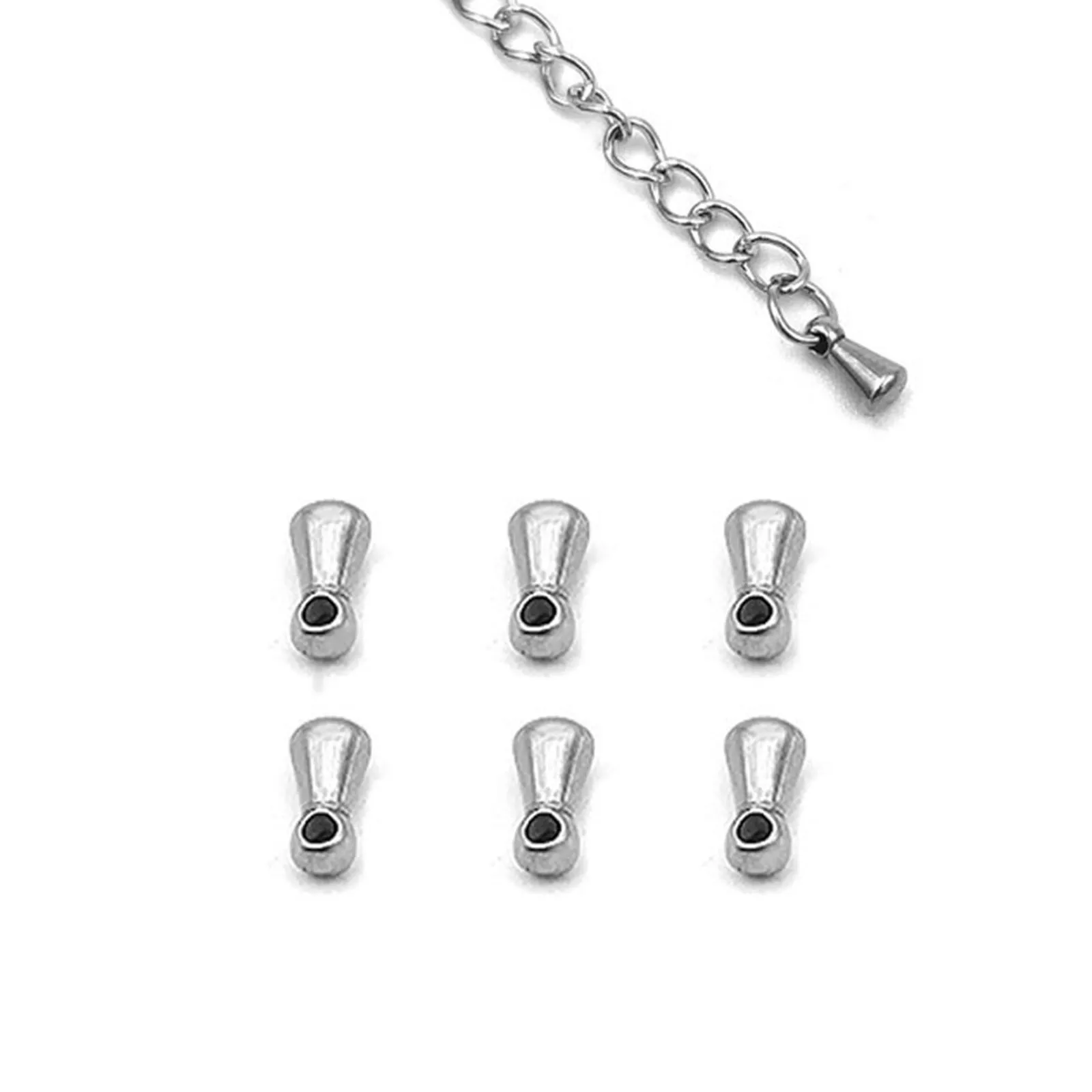 304 Stainless Steel 6x3mm Tail Drop Gold Silver for Necklace Bracelet Extension Chain DIY Jewelry Making Accessories
304 Stainless Steel 6x3mm Tail Drop Gold Silver for Necklace Bracelet Extension Chain DIY Jewelry Making Accessories