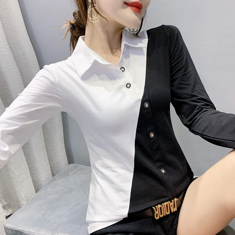 Chiffon Loose Women's Shirts New Fashion Blouses Splicing Casual Long Sleeve Top Summer Elegant Female Clothing
Chiffon Loose Women's Shirts New Fashion Blouses Splicing Casual Long Sleeve Top Summer Elegant Female Clothing