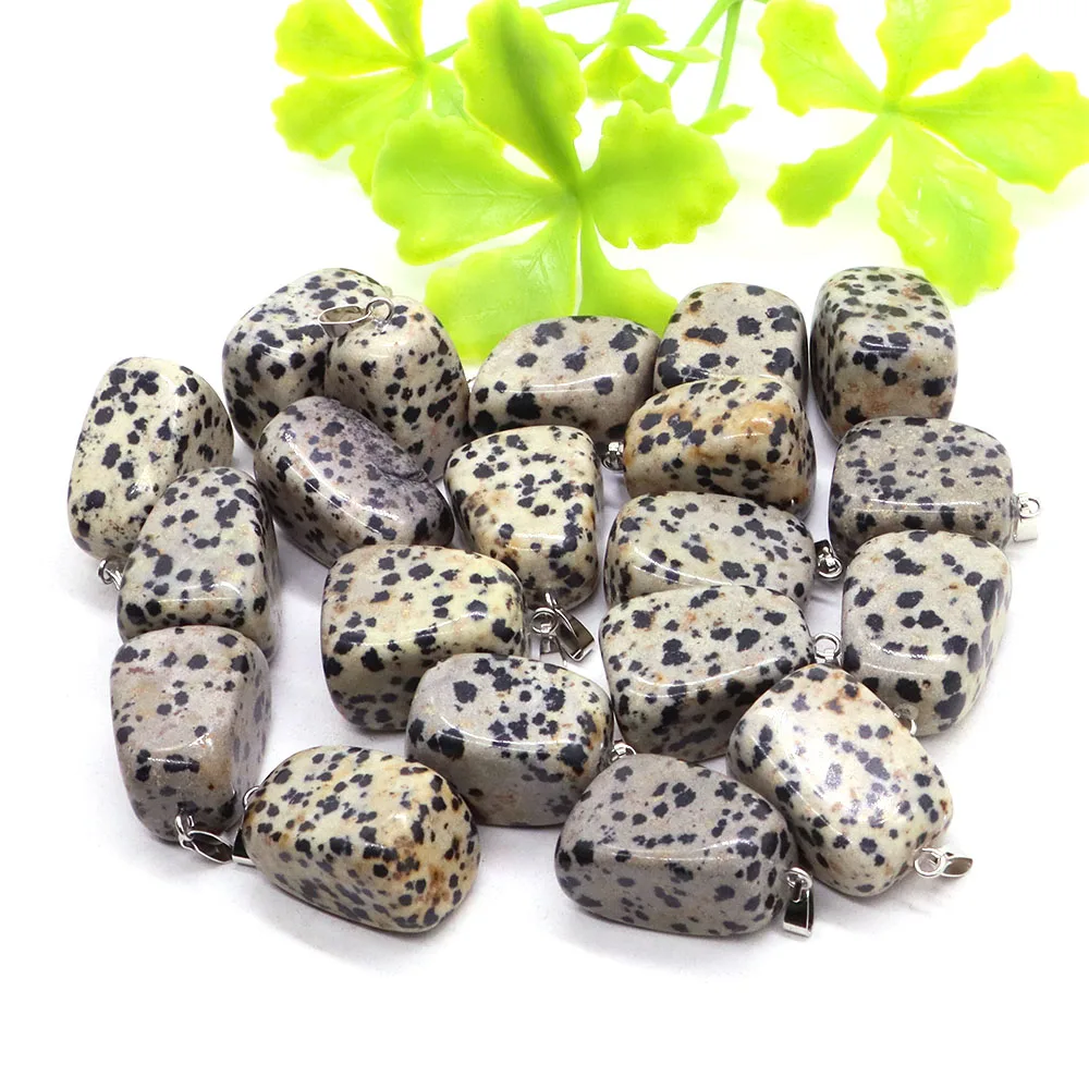 Natural Irregular Dalmation Jasper Pendant Necklaces Random Shaped Energy Stone Women Men Healing Buddha Lucky Gift
Natural Irregular Dalmation Jasper Pendant Necklaces Random Shaped Energy Stone Women Men Healing Buddha Lucky Gift