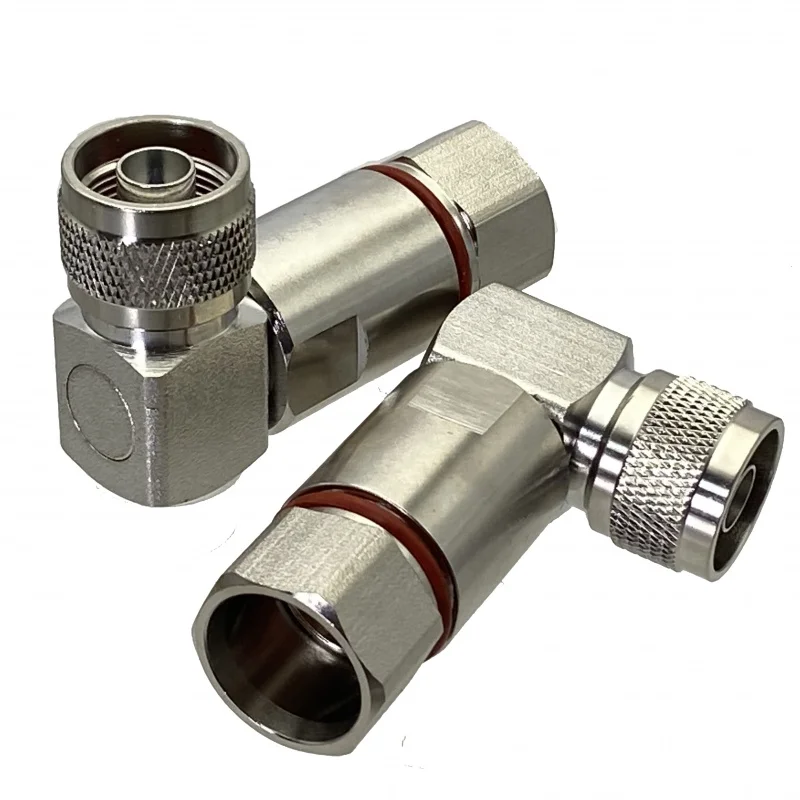 1Pcs Connector N Male Plug Right Angle 1/2" for Corrugated copper Standard Heliax RF Adapter Coaxial High Quanlity
1Pcs Connector N Male Plug Right Angle 1/2" for Corrugated copper Standard Heliax RF Adapter Coaxial High Quanlity