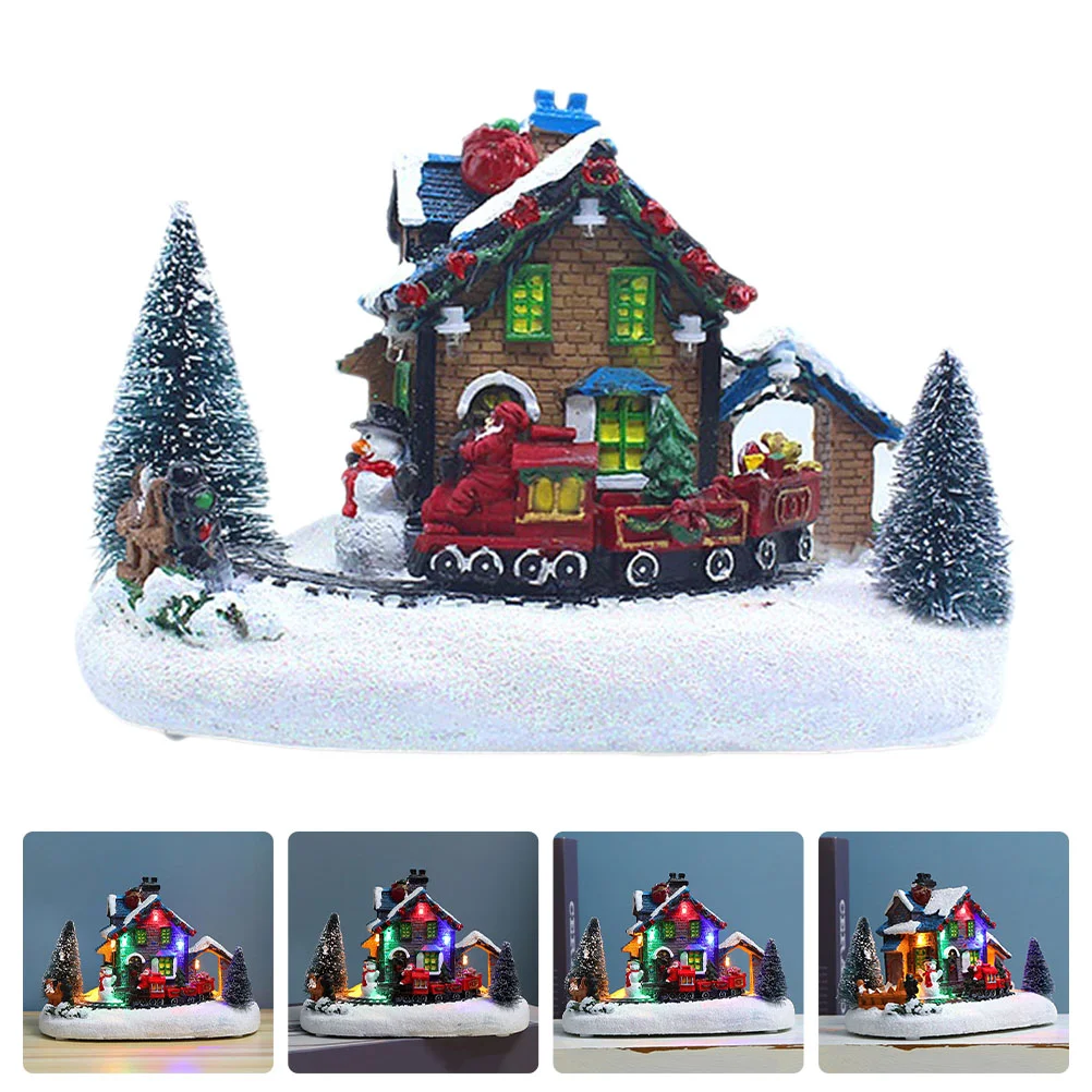 Festive Christmas Ornaments Home Decoration Village Figurine Resin Glowing House
Festive Christmas Ornaments Home Decoration Village Figurine Resin Glowing House