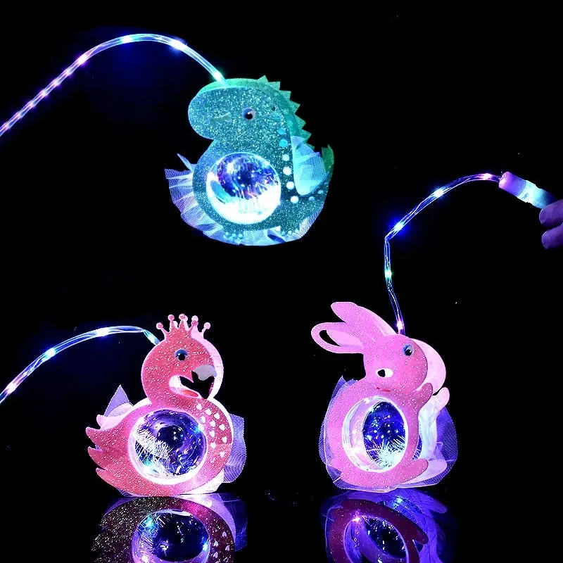 Children's Cartoon Hand-Held Lanterns, New Year, Festive Atmosphere, LED Light Color, Dinosaur, Toy Gift, 2Pcs
Children's Cartoon Hand-Held Lanterns, New Year, Festive Atmosphere, LED Light Color, Dinosaur, Toy Gift, 2Pcs