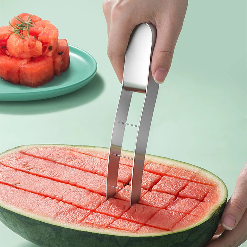 1 PC Stainless Steel Watermelon Slicer Cutter Knife Corer Fruit Vegetable Tools Kitchen Gadgets Accessories Utensilios Cooking
1 PC Stainless Steel Watermelon Slicer Cutter Knife Corer Fruit Vegetable Tools Kitchen Gadgets Accessories Utensilios Cooking