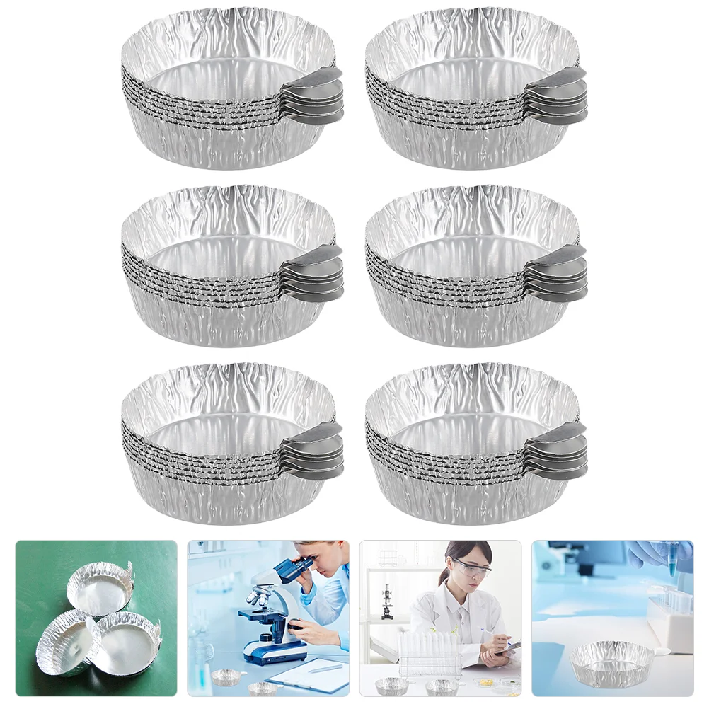 50pcs Aluminum Foil Sample Weighing Trays Handled Labs Aluminium Foil Weighing Plates(42ml)
50pcs Aluminum Foil Sample Weighing Trays Handled Labs Aluminium Foil Weighing Plates(42ml)
